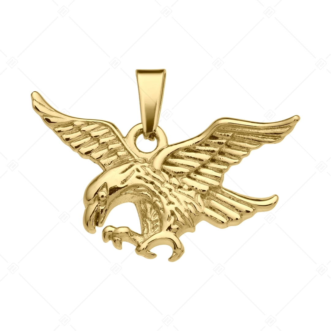 BALCANO - Eagle / Nemesacél sas medál 18K arany bevonattal (242264BC88)