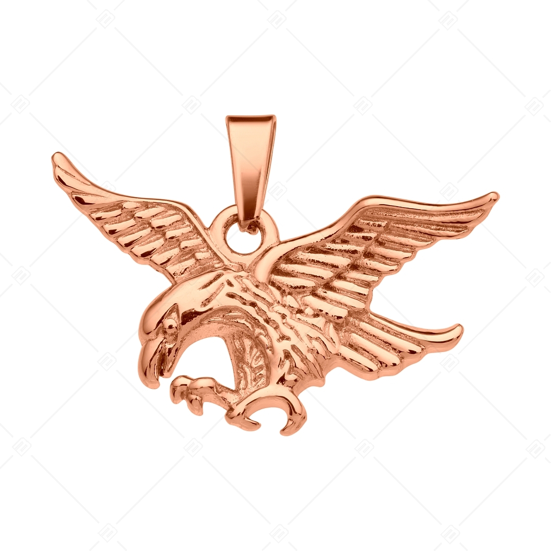 BALCANO - Eagle / Nemesacél sas medál 18K rozé arany bevonattal (242264BC96)