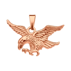 BALCANO - Eagle / Nemesacél sas medál 18K rozé arany bevonattal