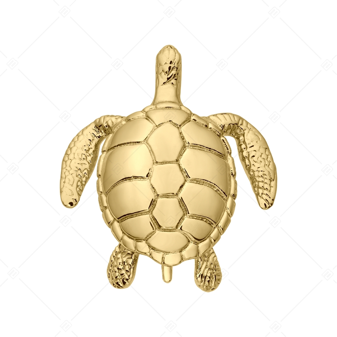 BALCANO - Turtle / Nemesacél teknősbéka medál 18K arany bevonattal (242268BC88)