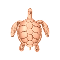 BALCANO - Turtle / Nemesacél teknősbéka nemesacél medál 18K rozé arany bevonattal