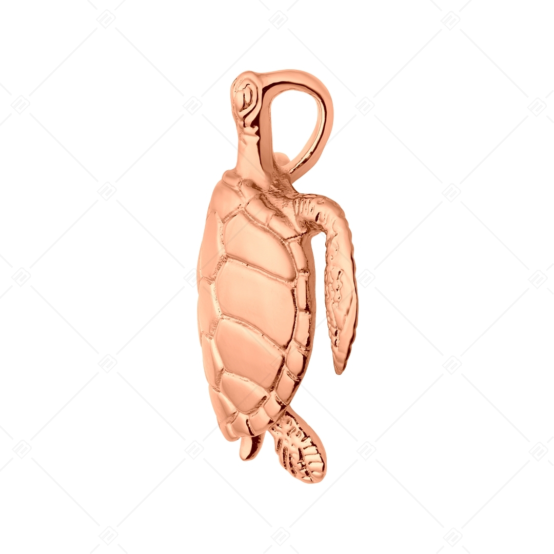 BALCANO - Turtle / Nemesacél teknősbéka nemesacél medál 18K rozé arany bevonattal (242268BC96)