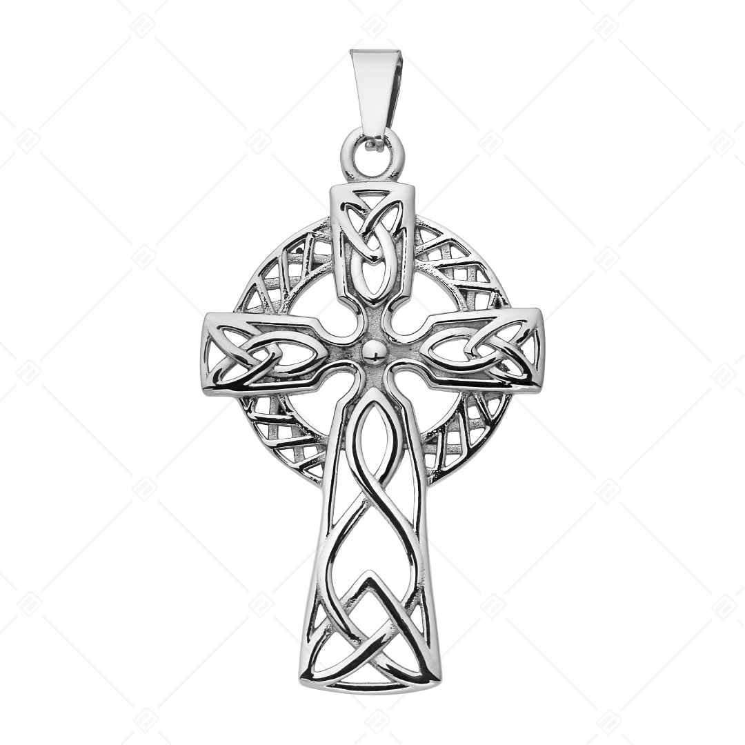 BALCANO - Celtic Cross / Kelta kereszt nemesacél medál magasfényű polírozással (242276BC97)