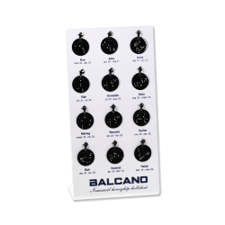 BALCANO - Zodiac / Csillagkép horoszkópos medál cirkónia drágakövekkel - 12 horoszkóp csomag