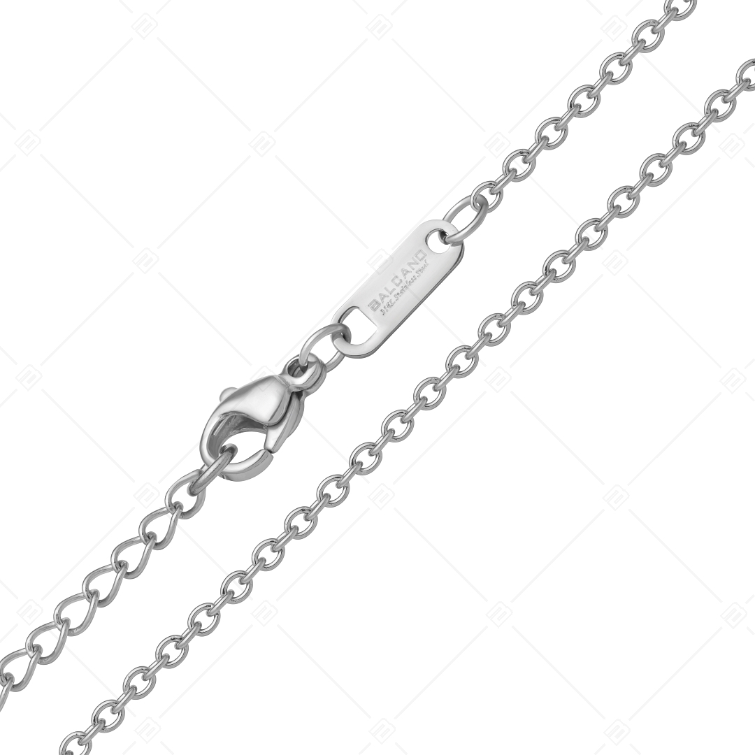 BALCANO - Cable Chain / Nemesacél anker nyaklánc magasfényű polírozással - 2 mm