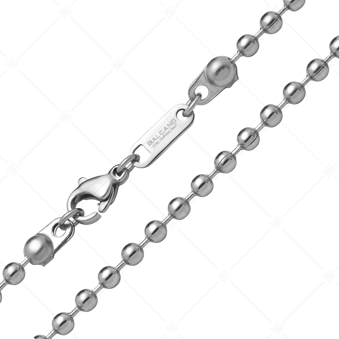 BALCANO - Ball Chain / Nemesacél bogyós nyaklánc magasfényű polírozással - 3 mm (341315BC97)