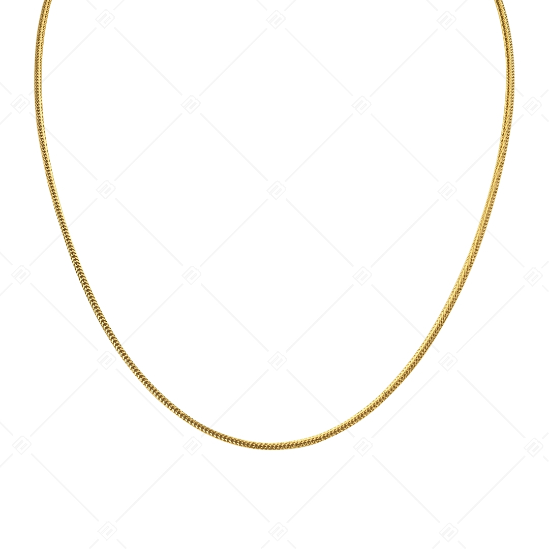 BALCANO - Foxtail / Nemesacél rókafark típusú nyaklánc 18K arany bevonattal - 1,5 mm (341382BC88)
