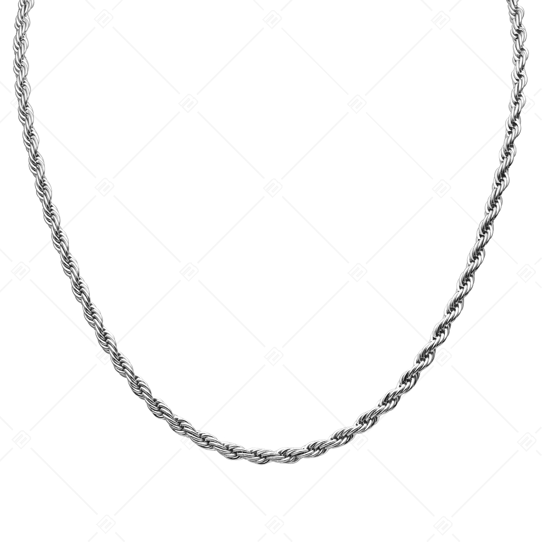 BALCANO - Rope / Kötél lánc típusú nyaklánc magasfényű polírozással - 4 mm (341436BC97)