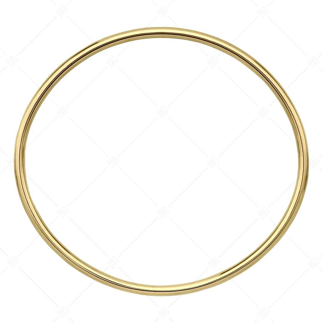 BALCANO - Simply / Klasszikus nemesacél kerek karperec, 18K arany bevonattal - 2,5 mm (441197BC88)