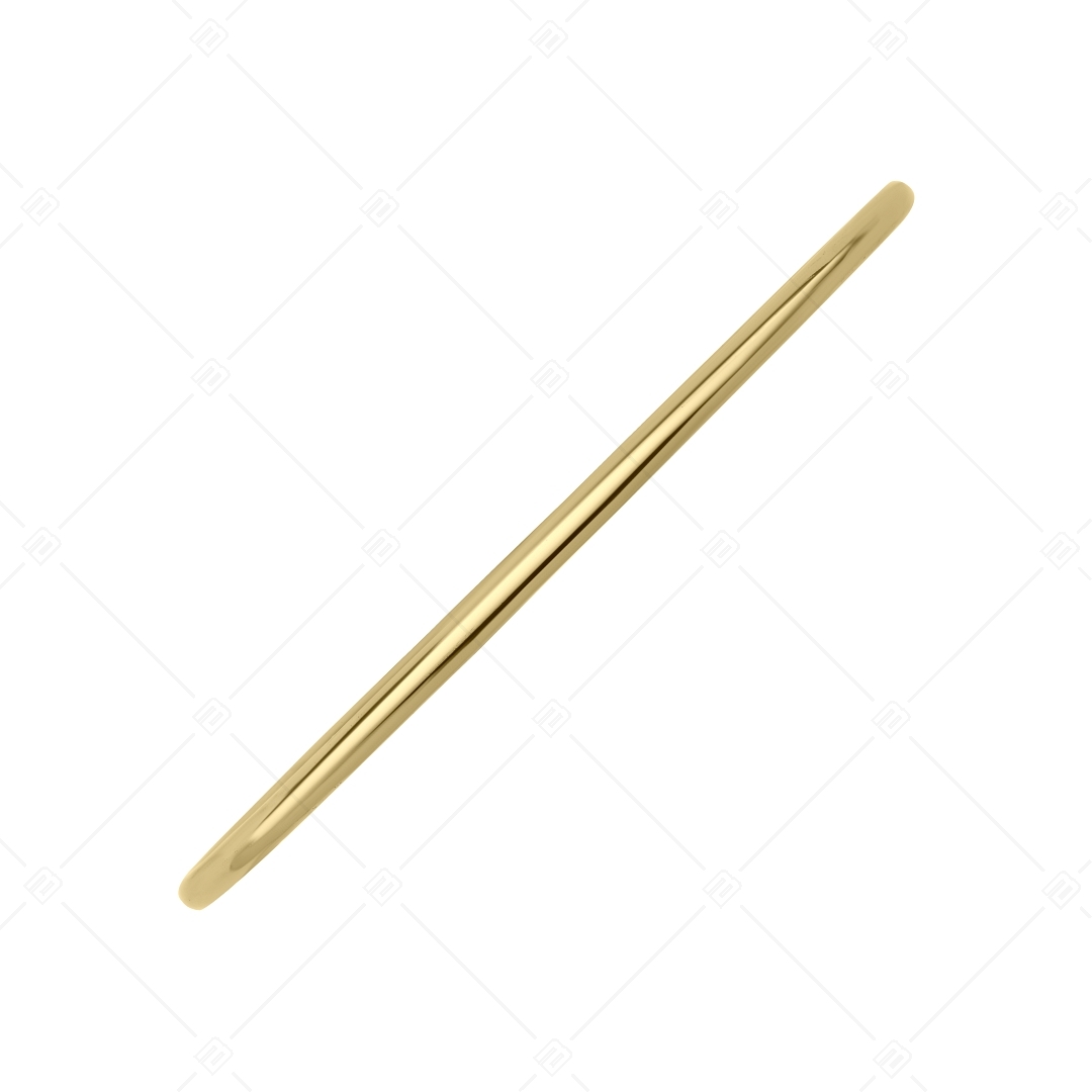 BALCANO - Simply / Klasszikus nemesacél kerek karperec, 18K arany bevonattal - 2,5 mm (441197BC88)