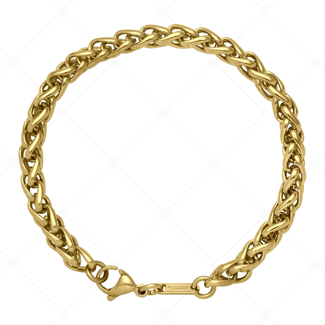 BALCANO - Braided Chain / Fonott láncos karkötő 18K arany bevonattal- 6 mm (441218BC88)