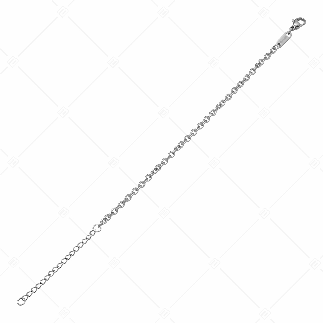 BALCANO - Cable Chain / Nemesacél anker karkötő magasfényű polírozással - 3 mm (441235BC97)