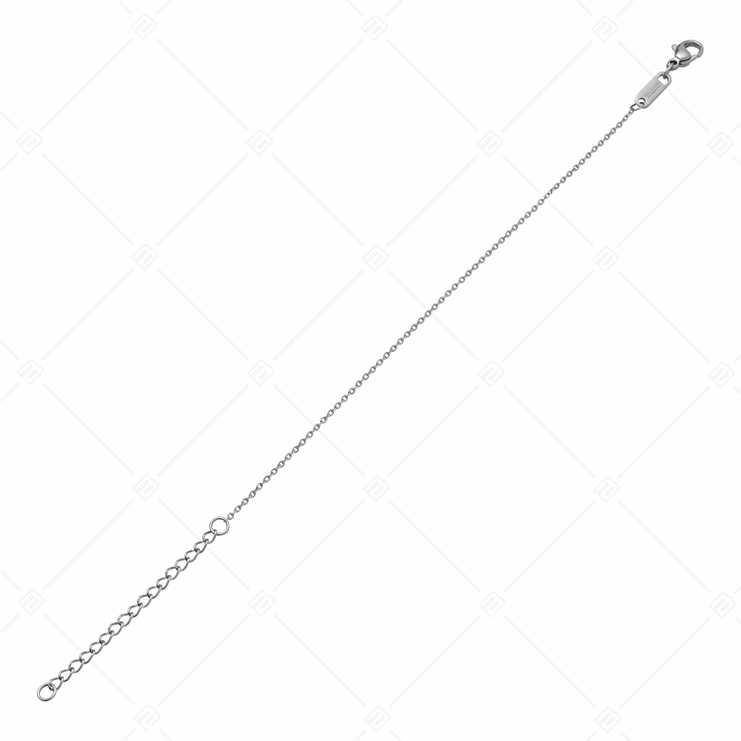 BALCANO - Flat Cable / Nemesacél lapított szemes anker karkötő magasfényű polírozással - 1,2 mm (441251BC97)