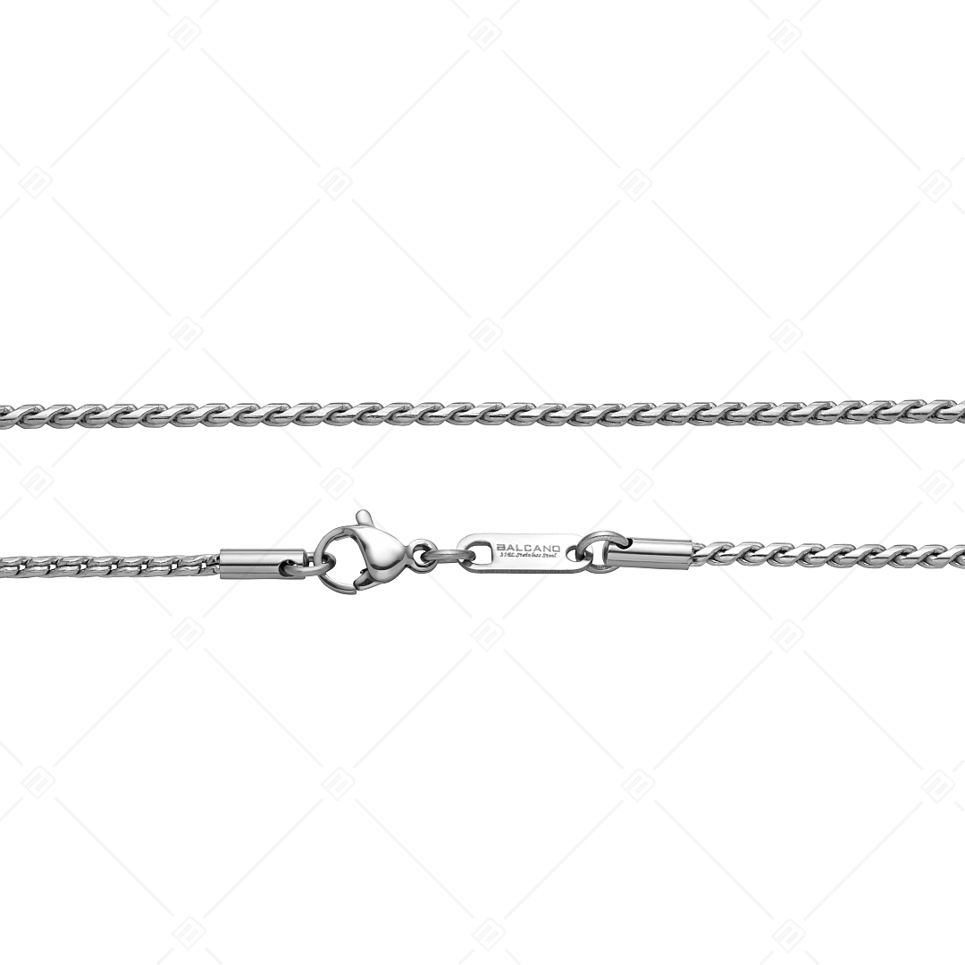 BALCANO - Spiga Chain / Fűzött lánc típusú karkötő magasfényű polírozással - 1,9 mm (441403BC97)