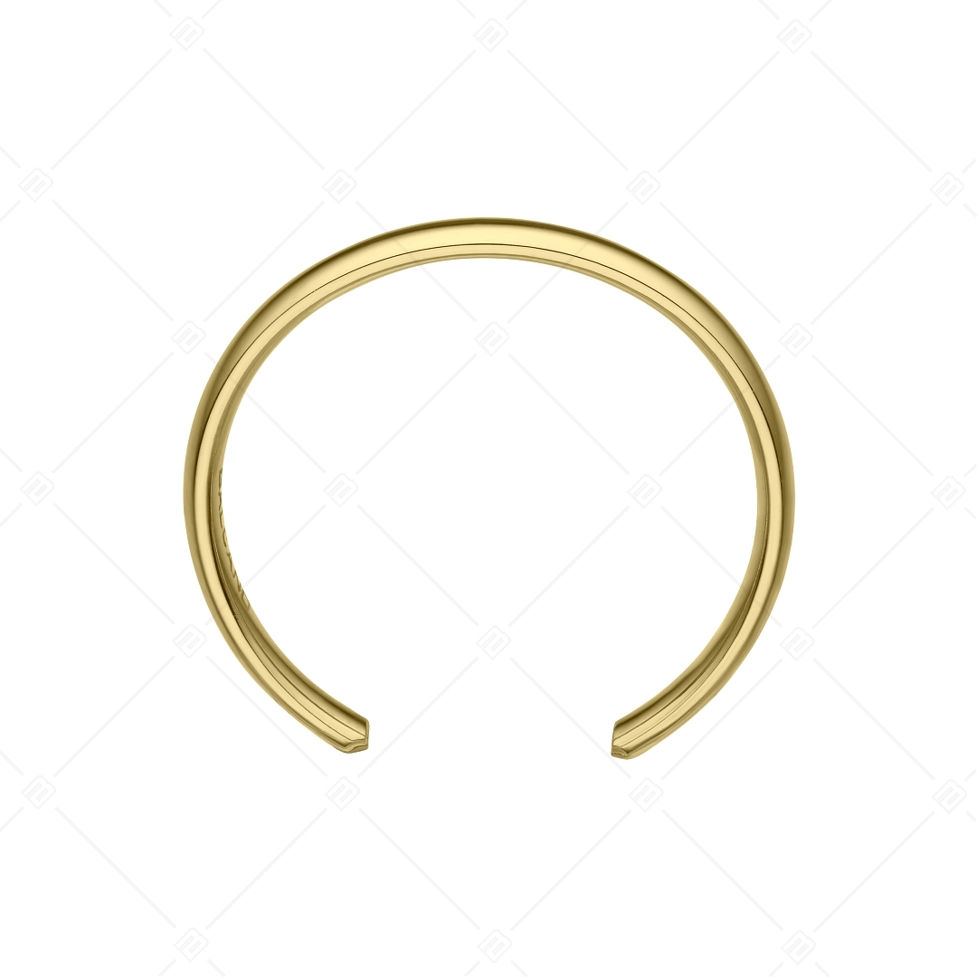 BALCANO - Simply / Vékony nemesacél lábujjgyűrű 18K arany bevonattal (651003BC88)