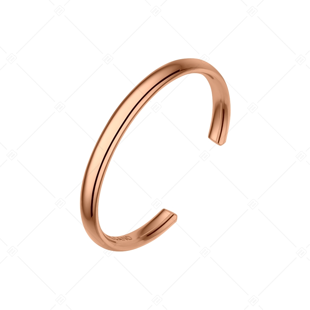 BALCANO - Simply / Vékony nemesacél lábujjgyűrű 18K rozé arany bevonattal (651003BC96)