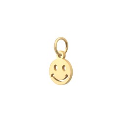 BALCANO - Smiley charm, 18 K arany bevonattal