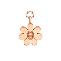 BALCANO - Daisy / Bájos százszorszép virág charm 18K rozé arany bevonattal