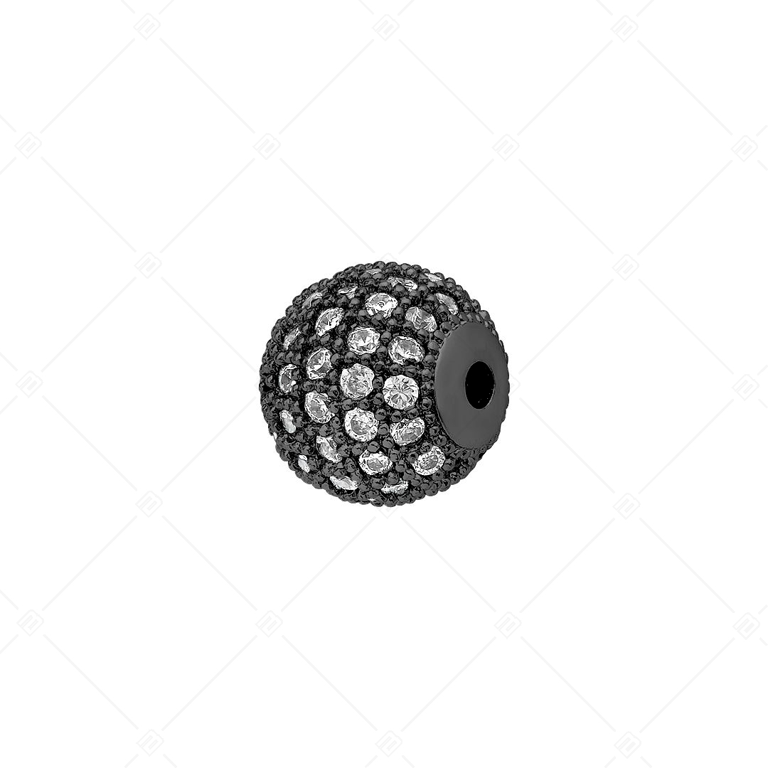 Gömb alakú spacer charm cirkónia drágakövekkel (852004CS11)