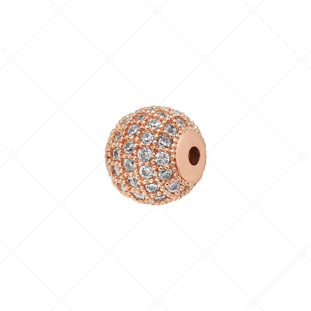 Gömb alakú spacer charm cirkónia drágakövekkel (852004CS96)