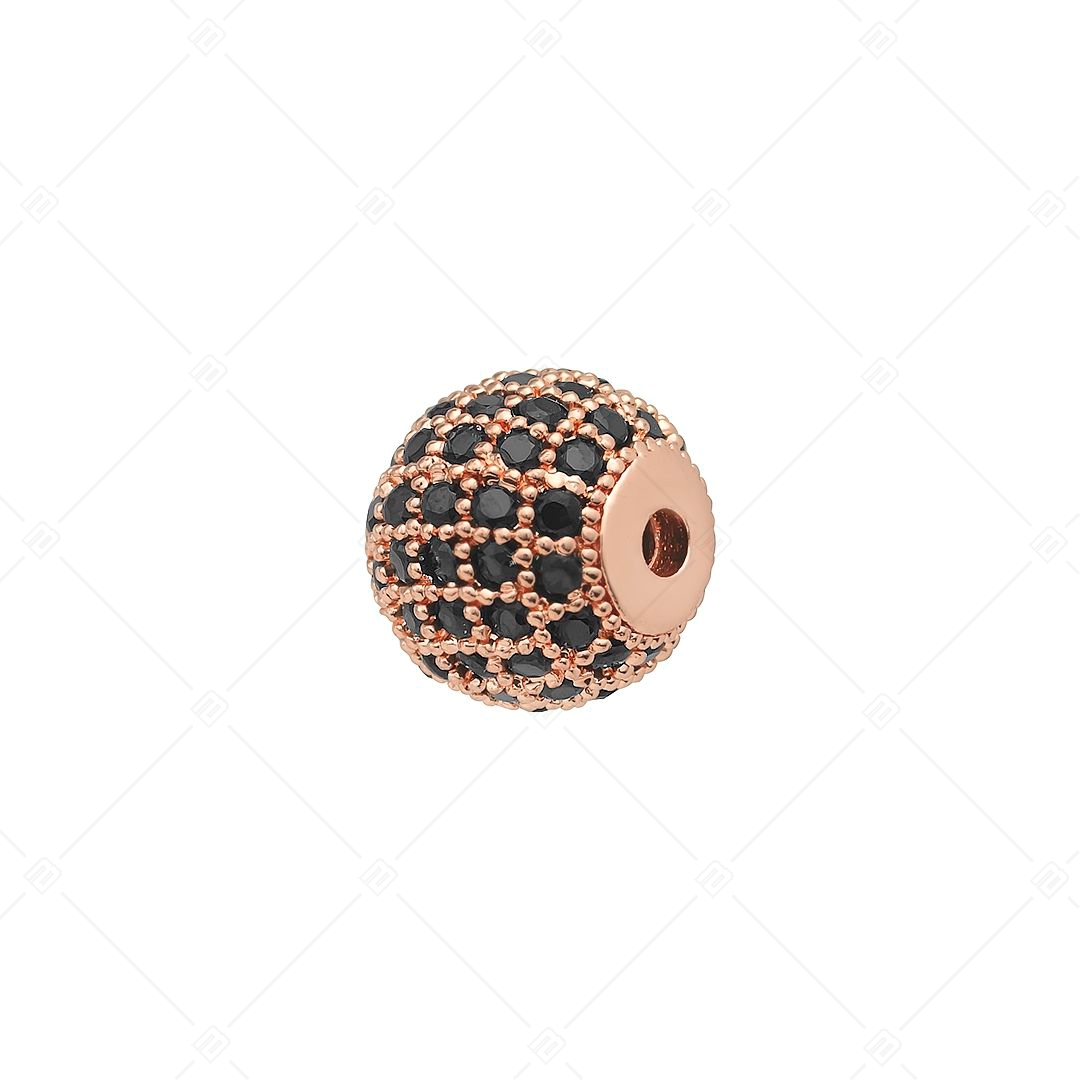Gömb alakú spacer charm cirkónia drágakövekkel (852005CS96)