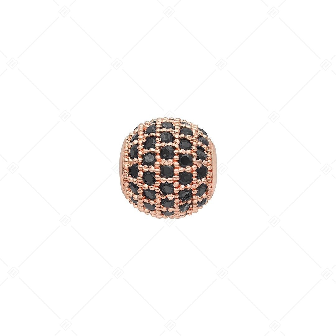 Gömb alakú spacer charm cirkónia drágakövekkel (852005CS96)