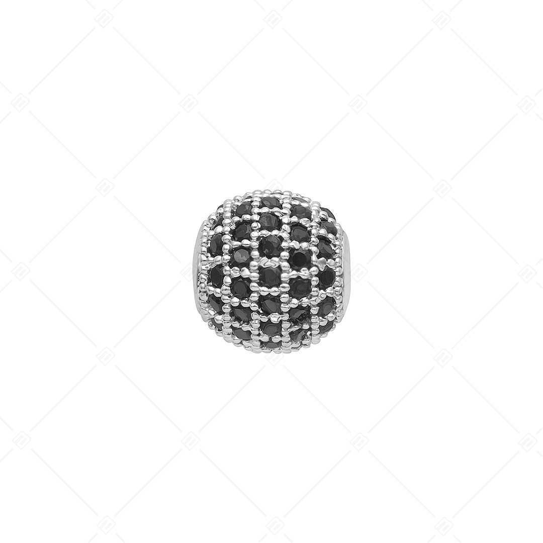 Gömb alakú spacer charm cirkónia drágakövekkel (852005CS97)