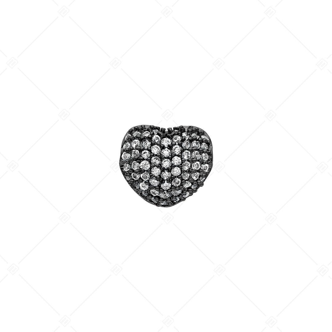 Szív alakú spacer charm (852011CS11)