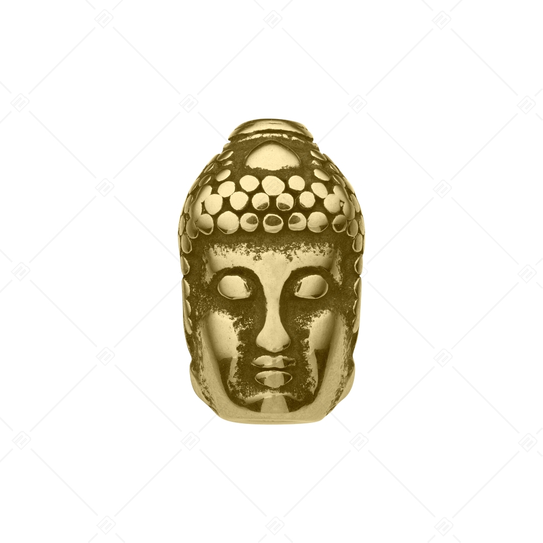 Kétoldalú Buddha fej alakú spacer charm (852021PS88)