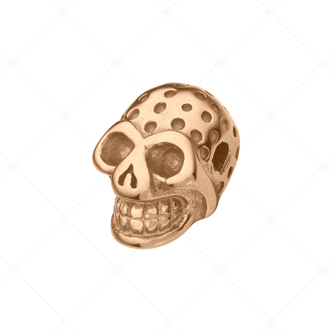 Koponya alakú spacer charm 18K rozé arany bevonattal (852033PS96)
