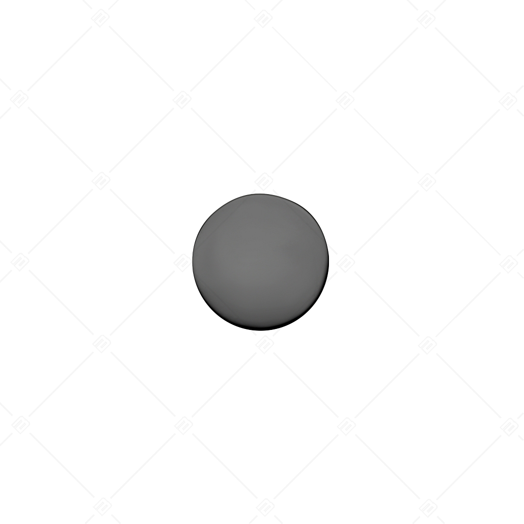 Kör alakú spacer charm, fekete PVD bevonattal (852042CS11)