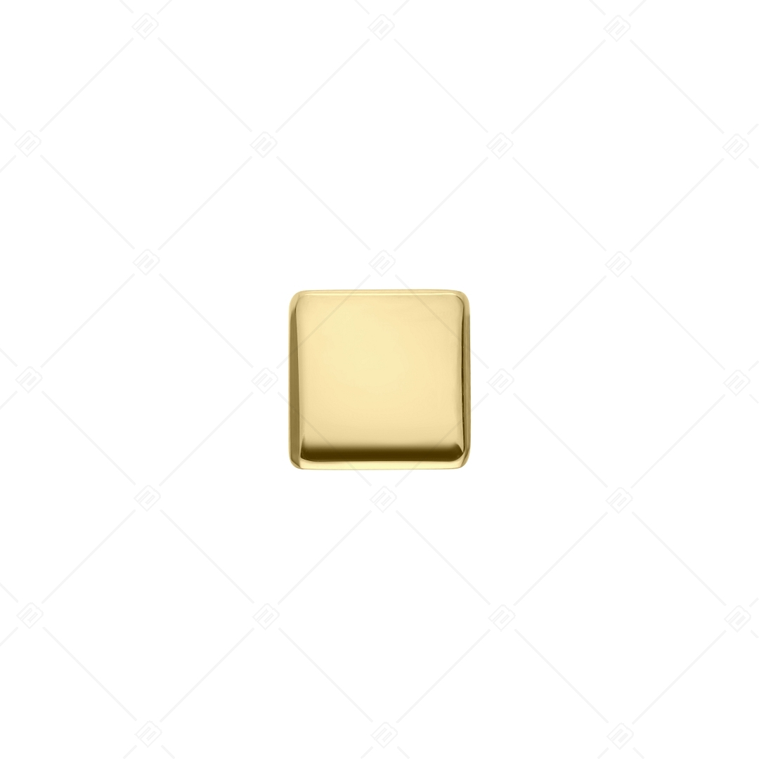 Kocka alakú spacer charm, 18K arany bevonattal (852066CS88)