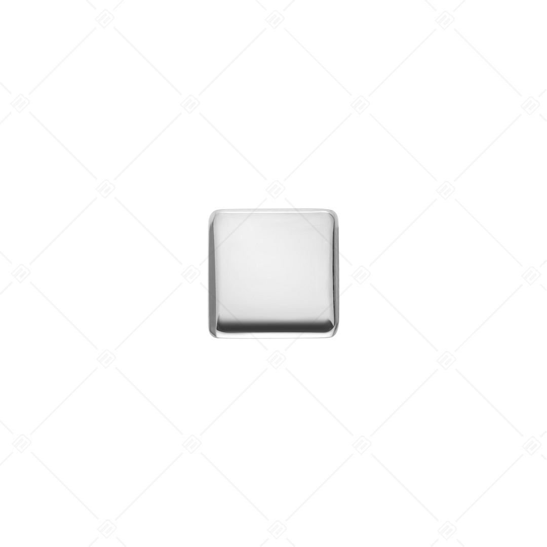 Kocka alakú spacer charm, magasfényű polírozással (852066CS97)
