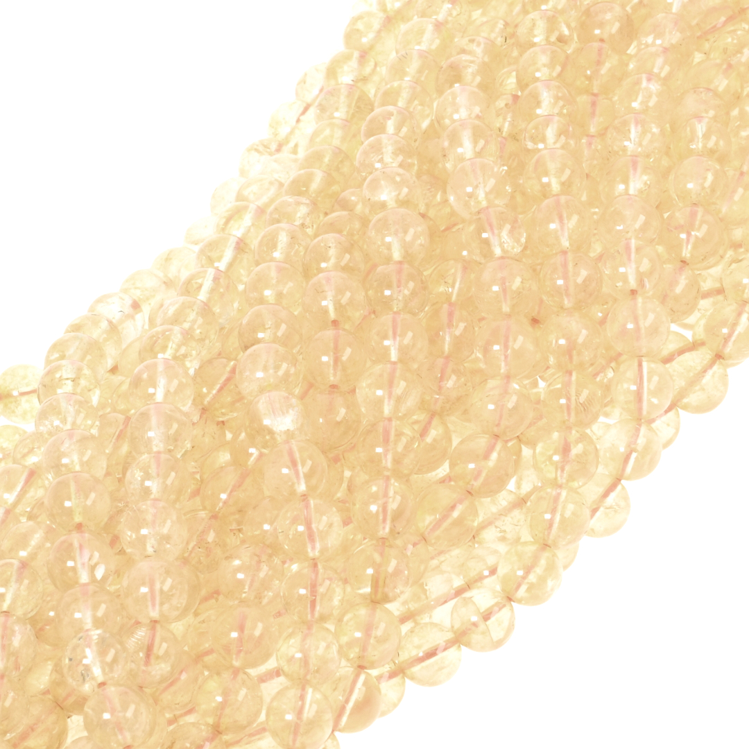 Citrin - ásványgyöngy ideiglenesen felfűzve (853027ZS55)