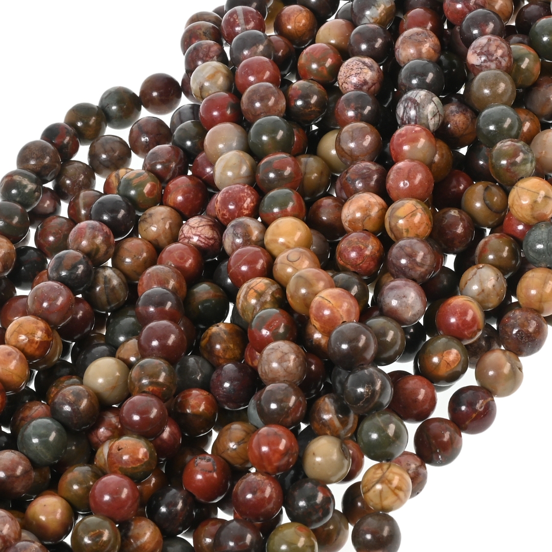 Picasso jáspis - ásványgyöngy ideiglenesen felfűzve (853072ZS99)