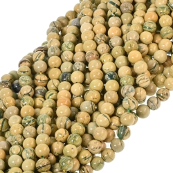 BALCANO - Zöld sárkánykő szerpentin / Ásvány karkötő